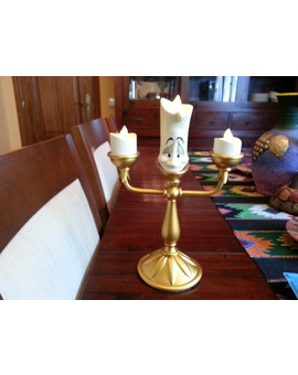 La Réplica Exacta A Tamaño Medio Del Candelabro Lumiere De La Bella Y La Bestia