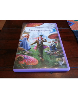 TIm Burton Walt Disney Alicia En El País De Las Maravillas DVD Carátula