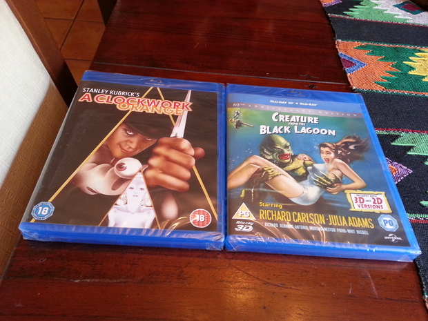 Compra De Amazon Segunda Parte: 2 Blu-rays La Naranja Mecánica Edición UK Con Audio Castellano, El Monstruo De La Laguna Negra Edición UK Con Audio Castellano