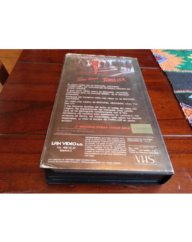 Making Michael Jackson's Thriller VHS Año 1984 Contraportada
