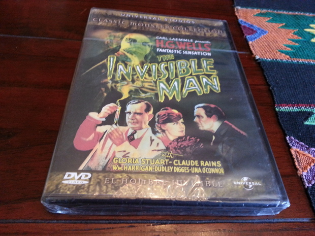 Claude Rains 1933 El Hombre Invisible DVD Nuevo Y Precintado De Fábrica Carátula