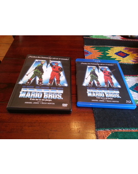 Bob Hoskins Super Mario Bros DVD Y Blu-ray Carátula