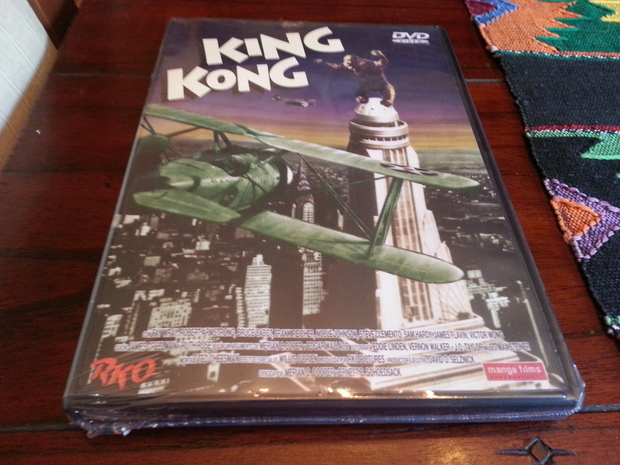 1933 King Kong Versión En Blanco Y Negro Y Coloreada DVD Nuevo Y Precintado De Fábrica Carátula