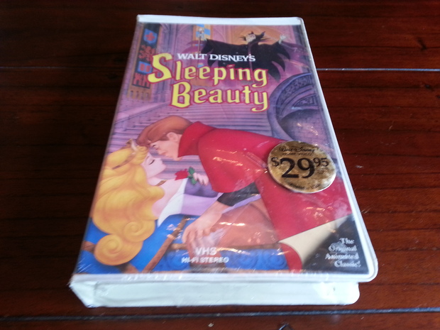Walt Disney La Bella Durmiente Edición USA Primera Edición En VHS De 1986 Nueva Y Precintada De Fábrica Carátula