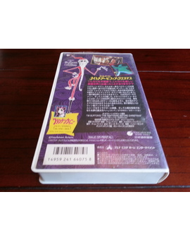 Walt Disney Pesadilla Antes De Navidad De Tim Burton VHS Edición Japón En Japonés Contraportada