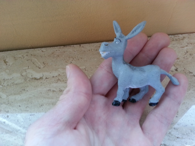 El mini muñeco figura de Asno de Shrek