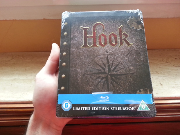 La película de Hook (El Capitán Garfio) de Steven Spielberg Nueva en Blu-ray Steelbook de Zavvi