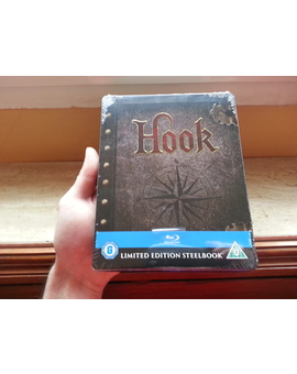 La película de Hook (El Capitán Garfio) de Steven Spielberg Nueva en Blu-ray Steelbook de Zavvi