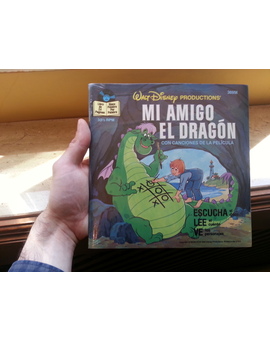 Disco de vinilo EP Nuevo del año 1979 de la película de Walt Disney Mi amigo el dragón