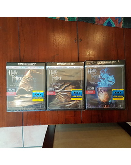  Tres películas de Harry Potter nuevas y precintadas