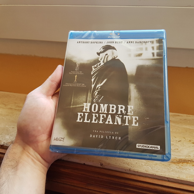 El hombre elefante en Blu-ray nueva y precintada