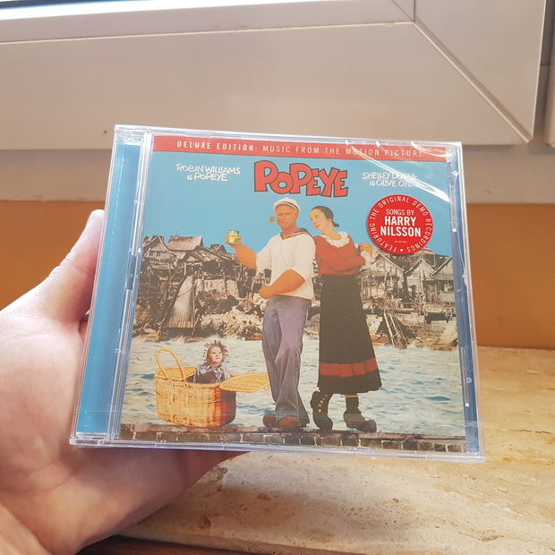  CD Popeye de Walt Disney banda sonora original edición especial en inglés