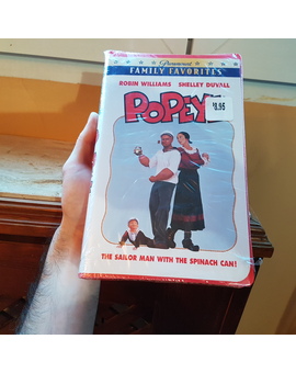 Robin Williams Popeye Walt Disney VHS nuevo estadounidense
