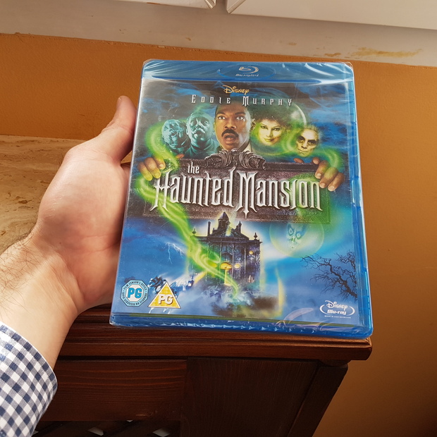 La mansión encantada Walt Disney Blu-ray edición británica con audio en castellano