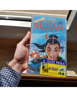 Mulán de Walt Disney VHS nuevo primera edición del año 1999