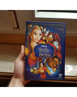 La Bella y la Bestia de Walt Disney año 1991 en DVD edición del año 2014