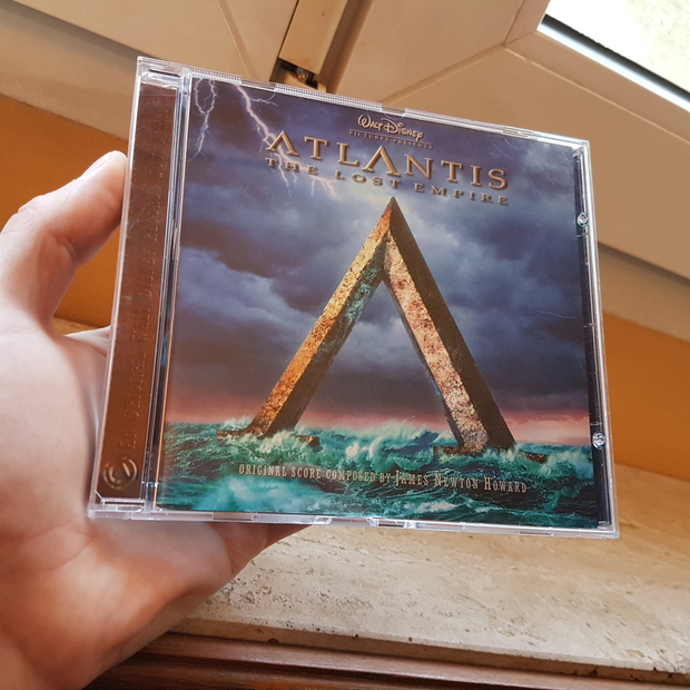 Walt Disney Atlantis el imperio perdido banda sonora edición estadounidense americana del año 2001