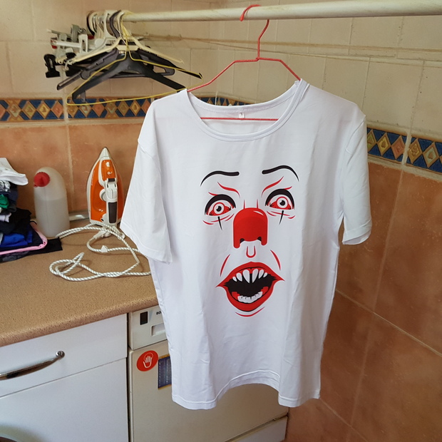 Camiseta del payaso IT Pennywise de la película de 1990 basada en la novela de Stephen King