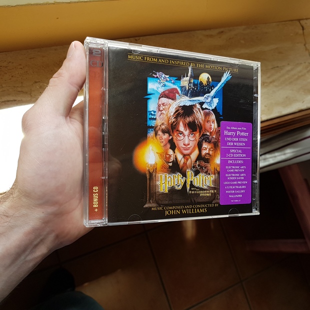 Banda sonora de Harry Potter y la piedra filosofal edición especial de 2 discos del año 2001