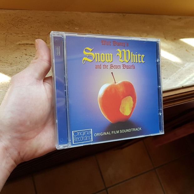 Blancanieves y los siete enanitos de Walt Disney banda sonora en CD en inglés edición británica