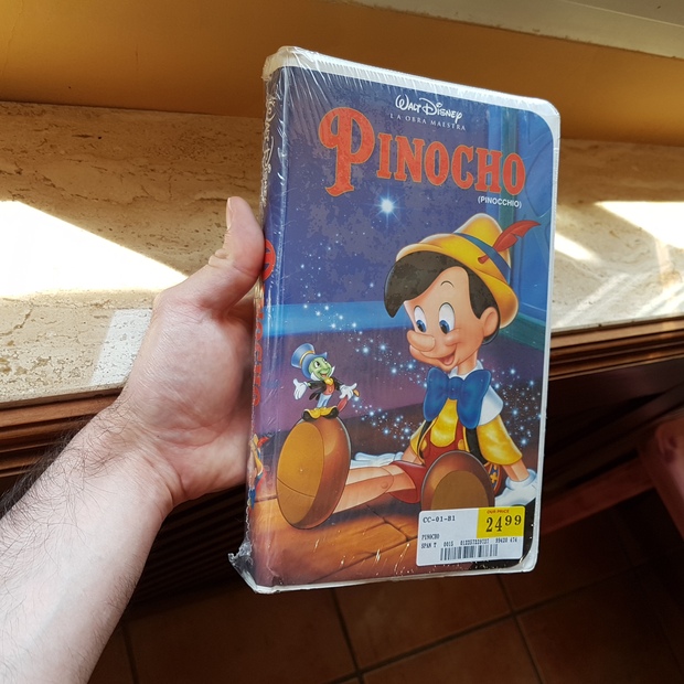 Pinocho de Walt Disney VHS