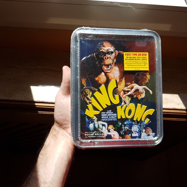 King Kong 1933 edición especial de coleccionista estadounidense en caja metálica en DVD