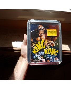 King Kong 1933 edición especial de coleccionista estadounidense en caja metálica en DVD