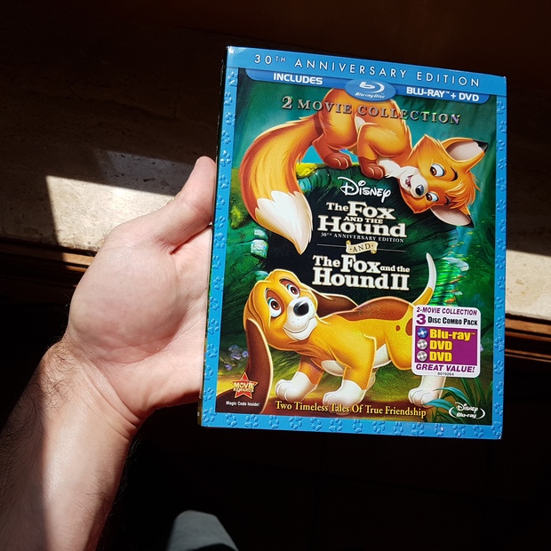 Tod y Toby de Walt Disney edición estadounidense en Blu-ray