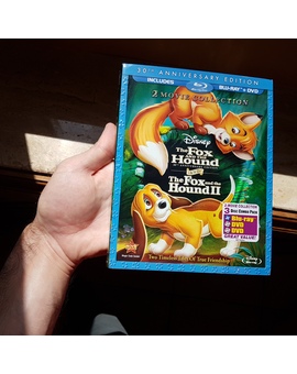 Tod y Toby de Walt Disney edición estadounidense en Blu-ray
