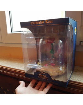 Réplica a tamaño medio de La Rosa Encantada de La Bella y la Bestia de Walt Disney de 1991