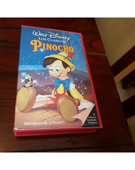 Pinocho de Walt Disney VHS edición de Argentina