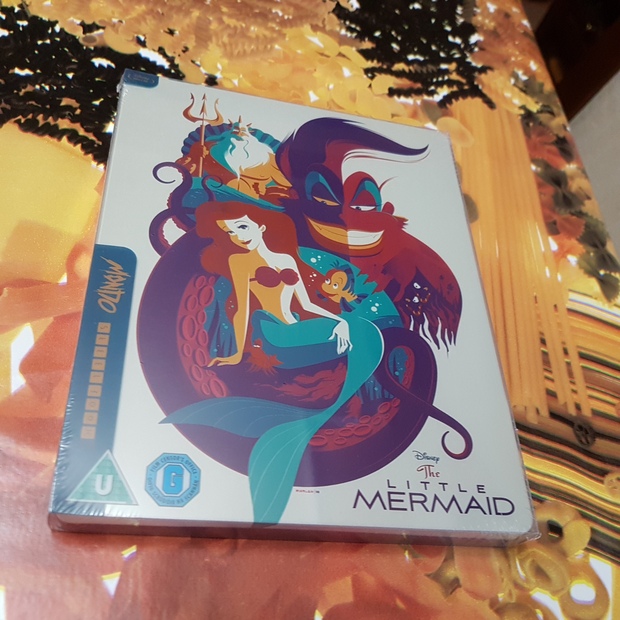 La sirenita de Walt Disney 1989 edición metálica especial Mondo 2018 Blu-ray