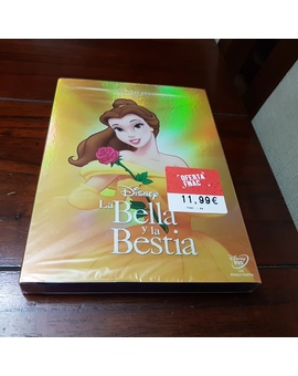La Bella y la Bestia de Walt Disney 1991 DVD con slipcover