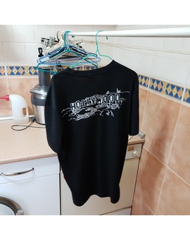 Camiseta de Hollywood negra