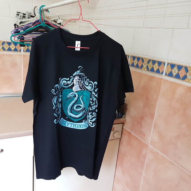 Camiseta de Slytherin de Harry Potter
