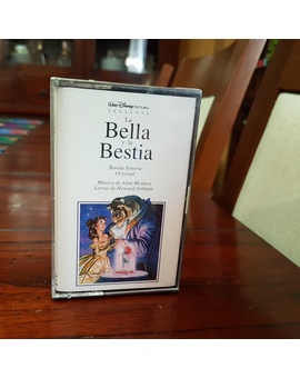 La Bella y la Bestia de Walt Disney banda sonora en cassette del año 1992 nuevo y precintado