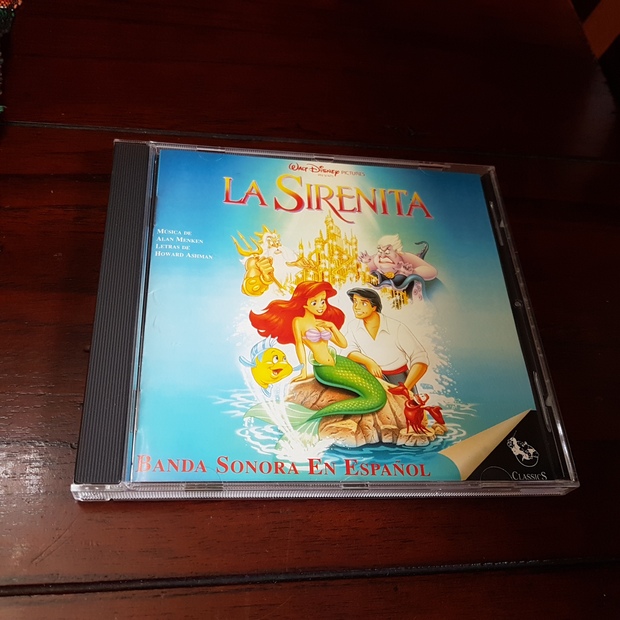 La Sirenita de Walt Disney banda sonora en CD del año 1994