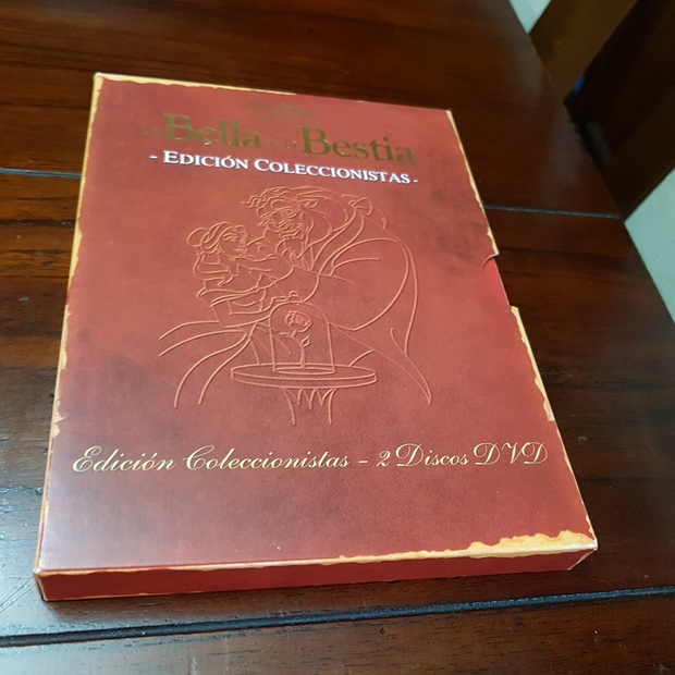  La Bella y la Bestia de Walt Disney 1991 edición coleccionistas de 2 discos DVD del año 2002