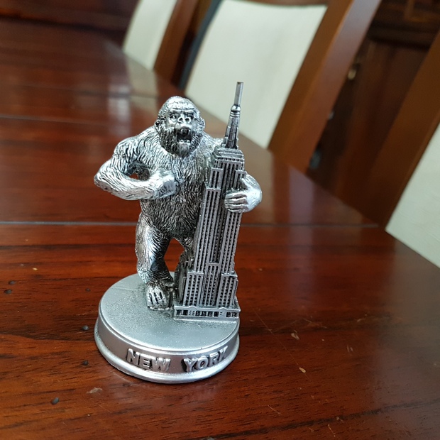 Figura de King Kong en el Empire State Building de Nueva York