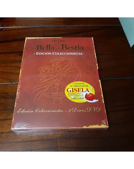  La Bella y la Bestia de Walt Disney 1991 edición coleccionistas de 2 discos DVD del año 2002 nueva