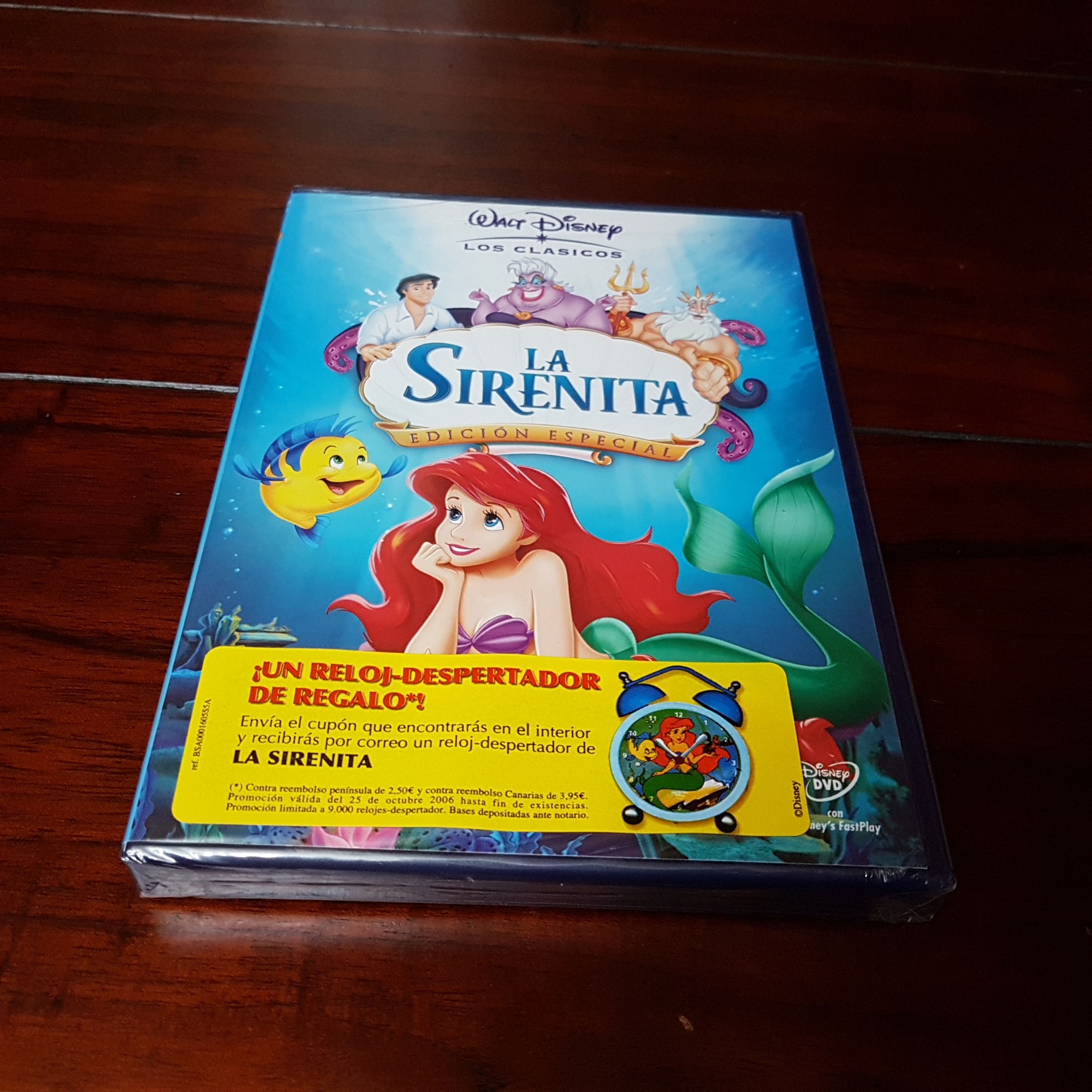 La Sirenita edición especial de Walt Disney 1989 DVD del año