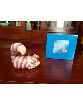 Figura hucha El gato Risón Cheshire de Alicia en el país de las maravillas de Walt Disney de 1951