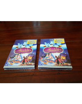  Aladdín de Walt Disney edición especial 2 discos primera edición en DVD del año 2004 (2 unidades)
