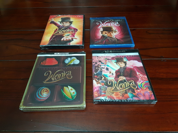 Wonka 4K Ultra HD, Blu-ray y DVD