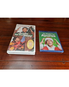 Un padre en apuros 1996 Arnold Schwarzenegger VHS U.S.A. precintado y Blu-ray