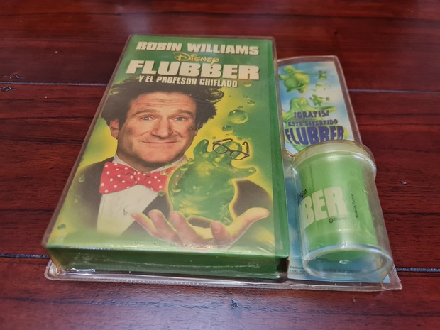 Flubber y el profesor chiflado (1997) de Walt Disney edición limitada del año 1998 en VHS
