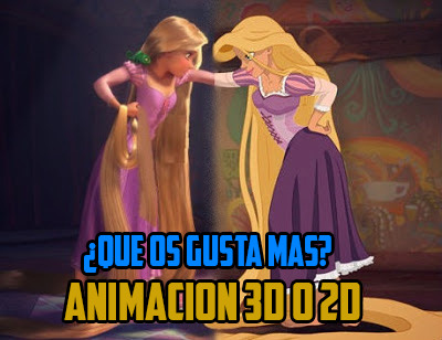 ¿Animación 3D o 2D?