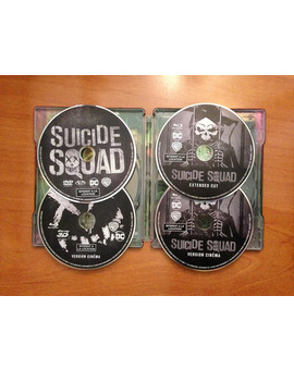 Suicide Squad (Blu-ray 3D + 2D + 2D Ext. + DVD + Digital + Figura Harley Quinn - Francia) - Foto 07