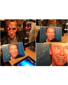 autografo de Arnold Schwarzenegger