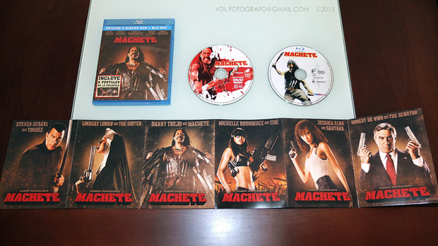 Machete (Formato Blu-Ray + DVD) + 7 Postales - Exclusiva Fnac 